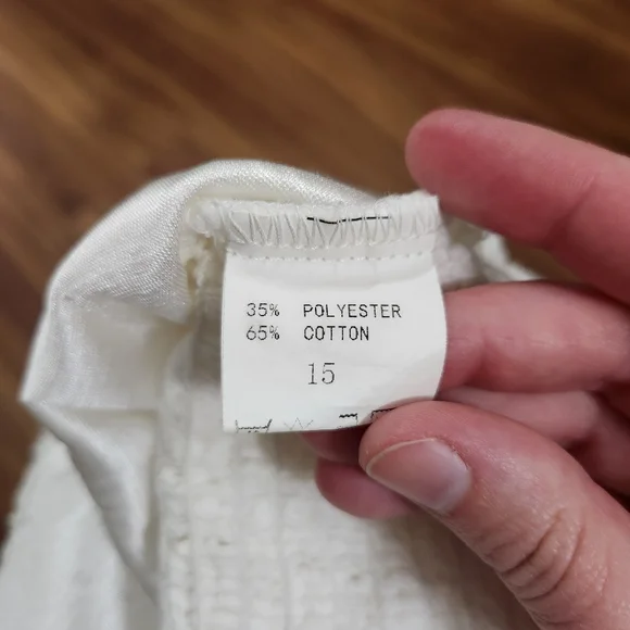 Romwe Ruched Embroidered Eyelet Top - Picture 6 of 6